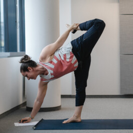 Veronika Selisko - Planung einer Yogaklasse- Foto: Barbara Barnucz